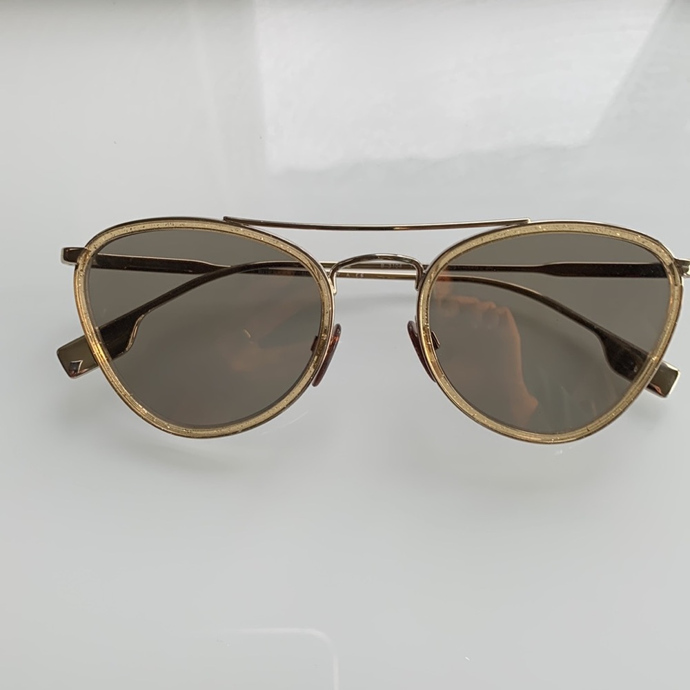 Burberry silver sunglasses